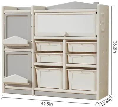 Children's Multilayer Toy Storage Shelf