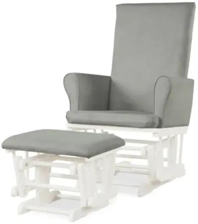 Baby Nursery Relax Rocker Rocking Chair Glider & Ottoman Set