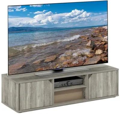 Furinno Classic TV Stand for TV up to 55 Inch, French Oak