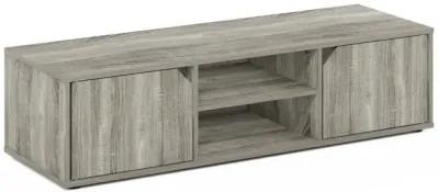 Furinno Classic TV Stand for TV up to 55 Inch, French Oak