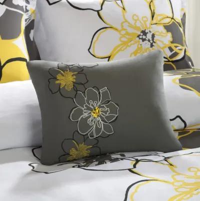 Gracie Mills Laszlo Vibrant Floral Comforter Set