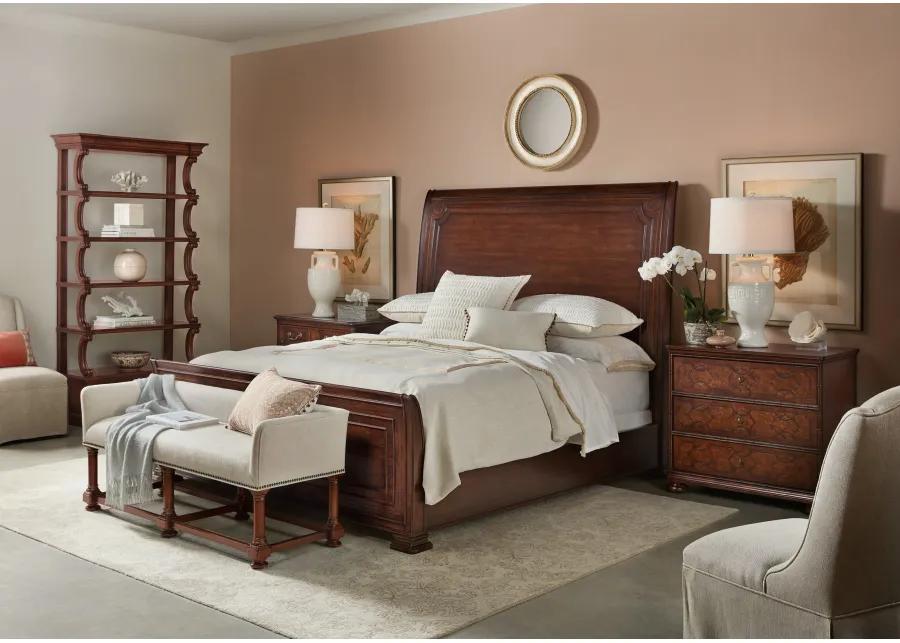 Charleston Queen Sleigh Bed