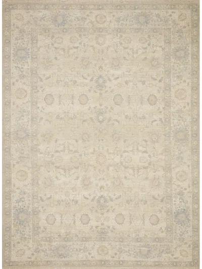 Priya PRY05 Natural/Blue 9'3" x 13' Rug