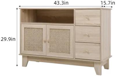 Loft Lyfe Ina Sideboard, Console Table, Media Center, Natural