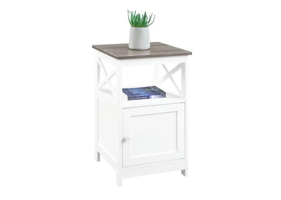 Convenience Concepts Oxford End Table with Cabinet