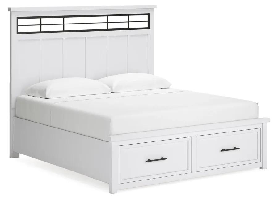 Ashbryn California King Panel Storage Bed