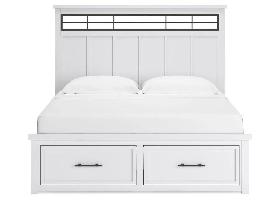 Ashbryn California King Panel Storage Bed