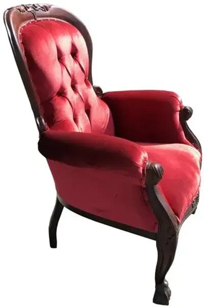 French Grandfather Arm Chair