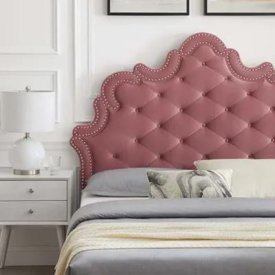 Modway - Sasha Button-Tufted Performance Velvet King Bed