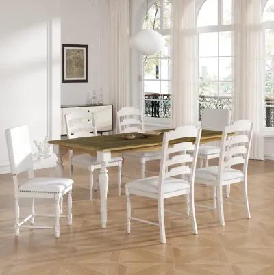 Merax Vintage Traditional Wood Dining Set