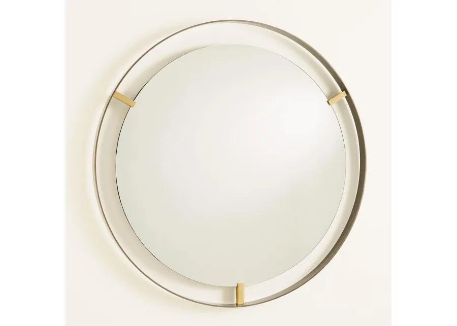 Floating Mirror- Brass