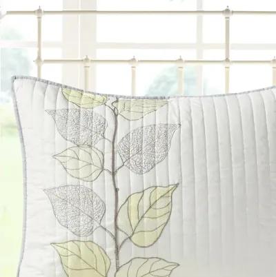 Gracie Mills Forest 6-Piece Embroidered Quilt Set with Throw Pillows