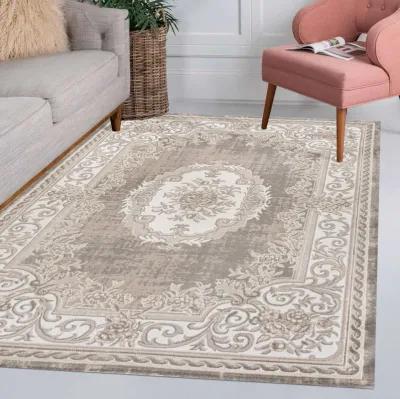 Rosalia Cottage Medallion Area Rug