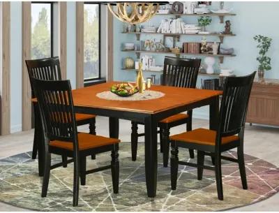 Dining Room Set Black & Cherry