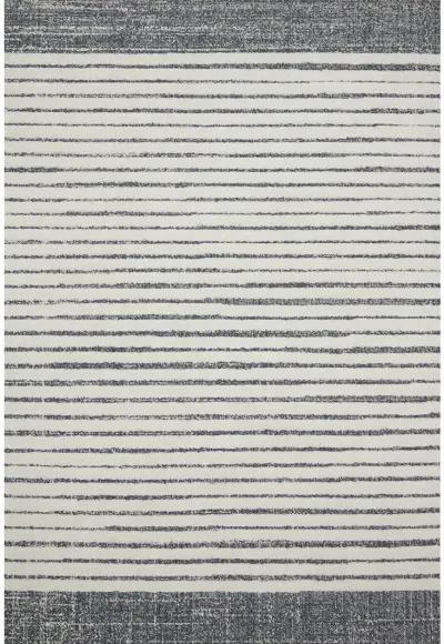 Hagen HAG01 White/Ocean 7'10" x 10'10" Rug