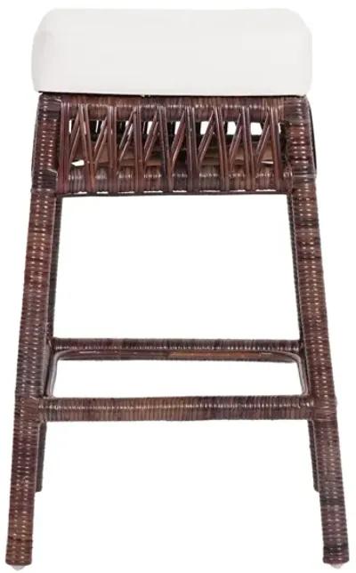 Bali Bohemian Basics Rattan Backless Bar Stool