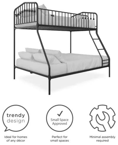 Novogratz Bushwick Metal Bunk Bed