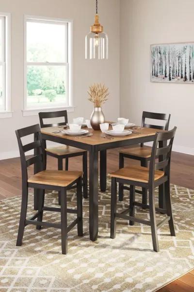 Gesthaven 5-Piece Counter Height Dining Set