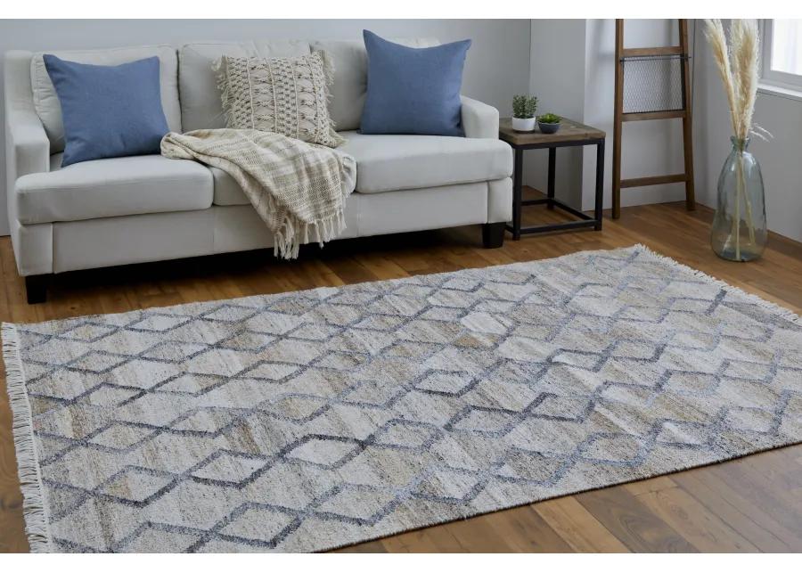 Beckett 0771F Gray/Ivory/Tan 9' x 12' Rug