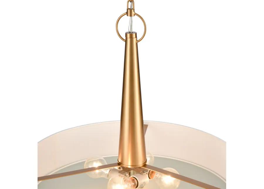 Leo 22'' Wide Gold 4-Light Pendant