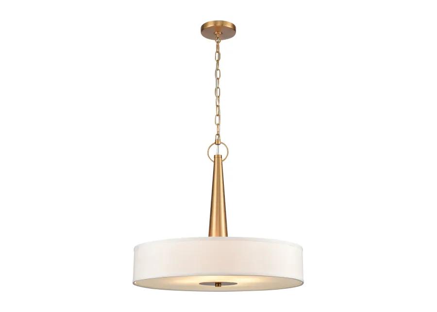 Leo 22'' Wide Gold 4-Light Pendant