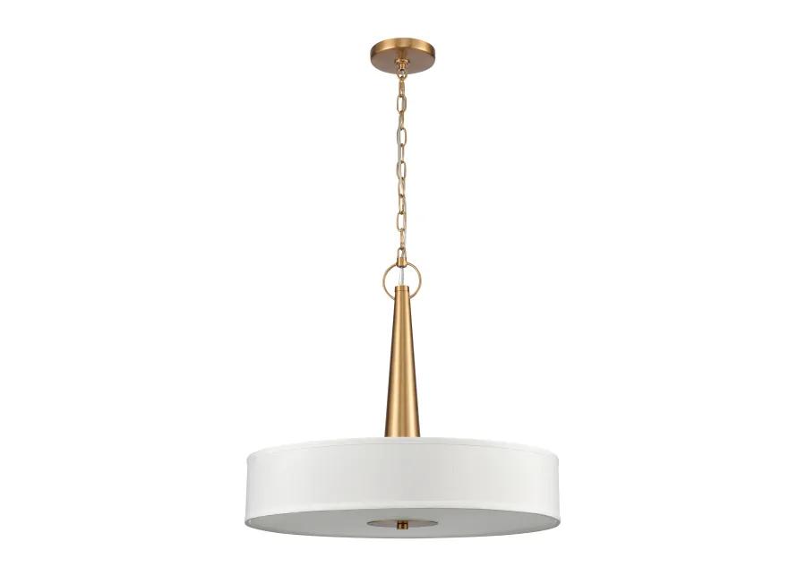 Leo 22'' Wide Gold 4-Light Pendant