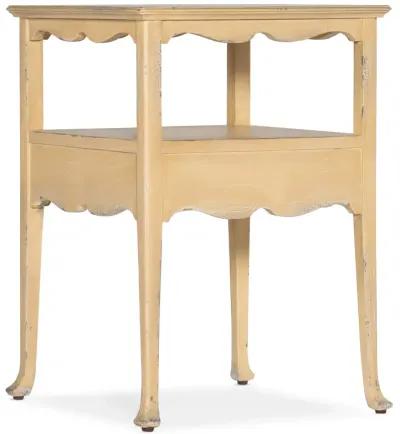 Charleston Yellow 1 Drawer Accent Table