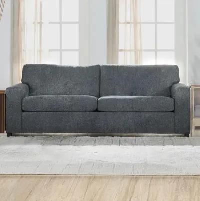 New Classic Furniture Kylo Ash Gray Polyester Fabric Sofa Couch