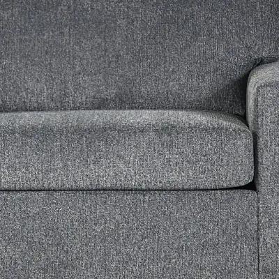 New Classic Furniture Kylo Ash Gray Polyester Fabric Sofa Couch