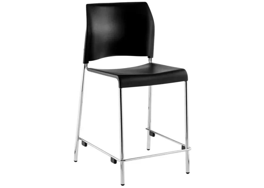 NPS® 8800 Series Cafetorium Plush Vinyl Stool, Counter Height