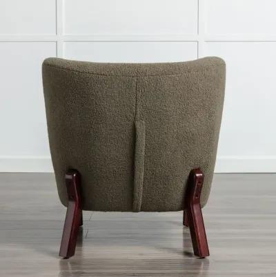 Upholstered Armless Single Sofa Chair for Small Spaces