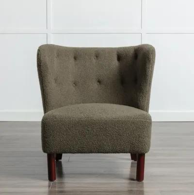 Upholstered Armless Single Sofa Chair for Small Spaces