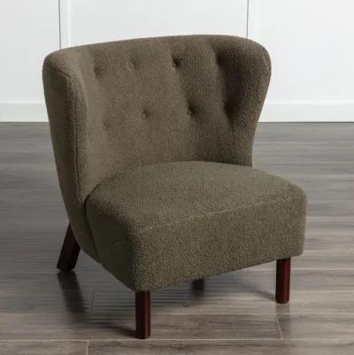 Upholstered Armless Single Sofa Chair for Small Spaces