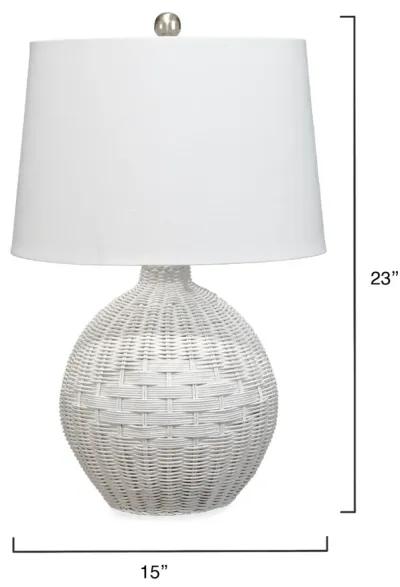 Cape White Table Lamp