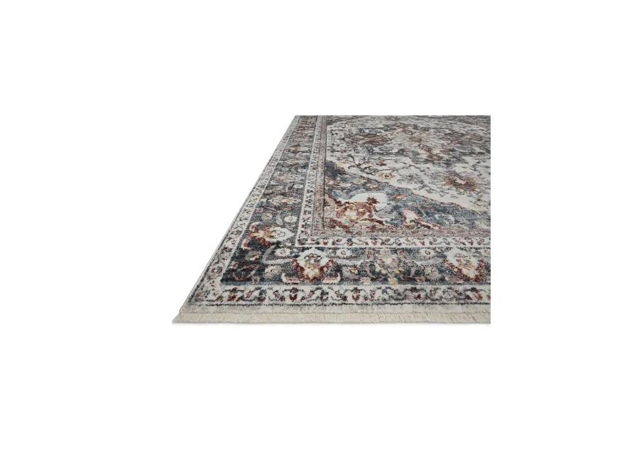 Samra Ivory/Denim 9'6" x 13'1" Rug