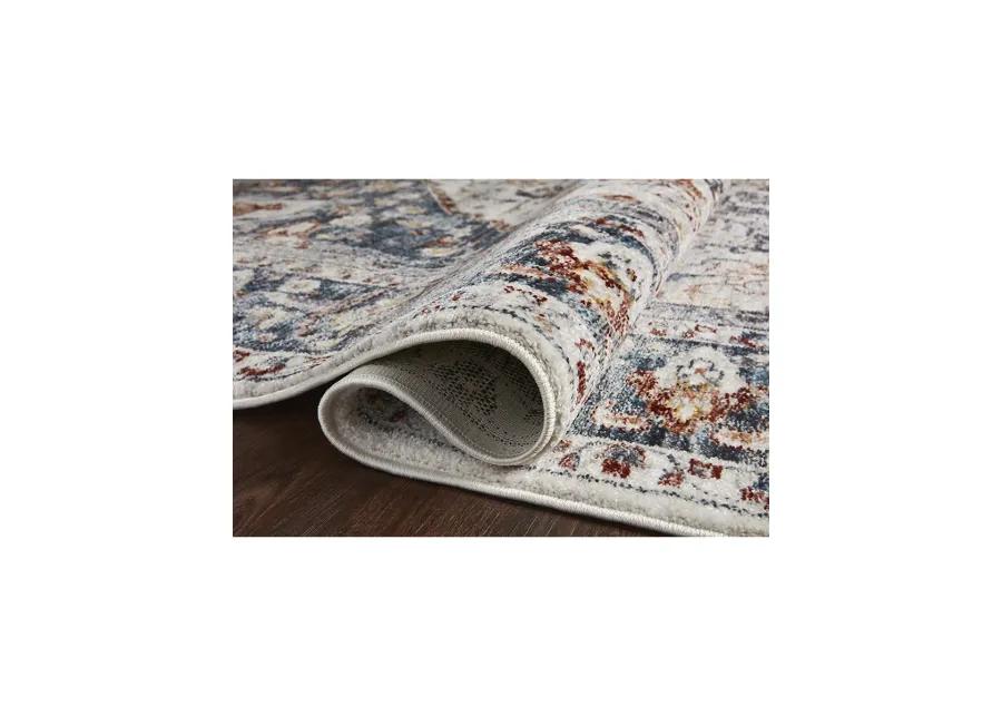 Samra Ivory/Denim 9'6" x 13'1" Rug