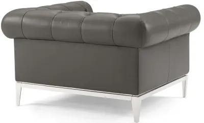 Idyll Tufted Upholstered Leather 3 Piece Set