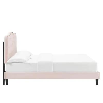 Modway - Amber Performance Velvet Queen Platform Bed