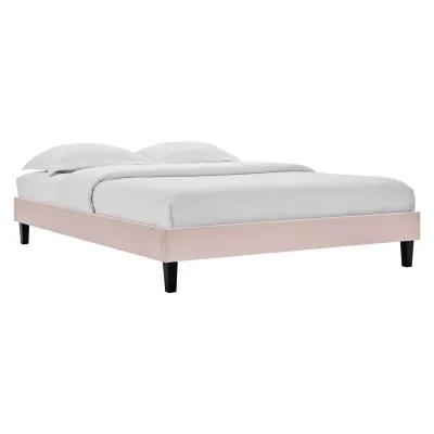 Modway - Amber Performance Velvet Queen Platform Bed