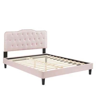 Modway - Amber Performance Velvet Queen Platform Bed