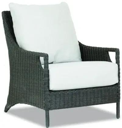 Lagos Club Chair in Cast Silver, No Welt