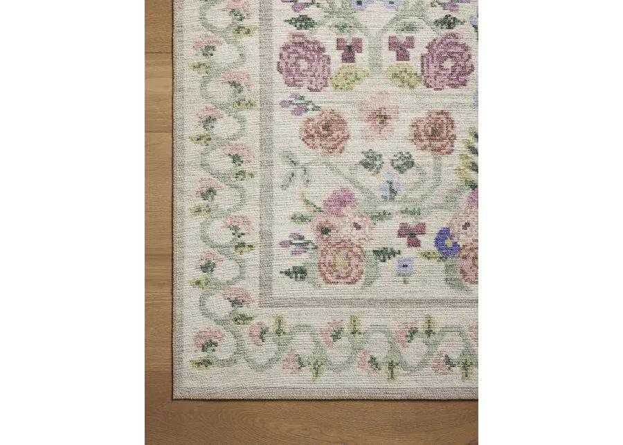 Rosa RSA-01 Ivory 2''6" x 12''0" Rug by Rifle Paper Co.