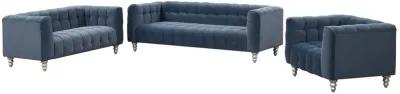 Merax 3-piece Upholstered Loveseat Sofa Set