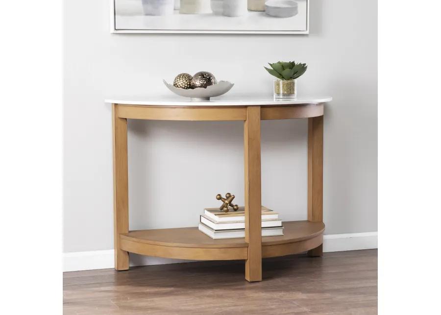 Chandlen Demilune Console Table