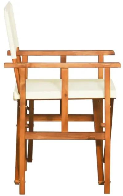 vidaXL Director's Chair Solid Acacia Wood