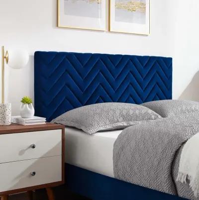 Modway - Leah Chevron Tufted Performance Velvet King Platform Bed