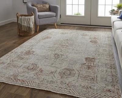 Kaia 39GKF Tan/Ivory/Orange 12' x 15' Rug