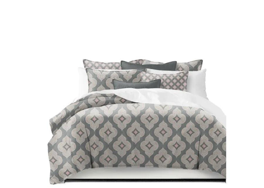 6ix Tailors Fine Linens Shiloh Cindersmoke Duvet Cover Set