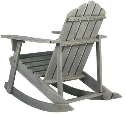 Kiawah Outdoor Patio Classic Acacia Wood Adirondack Rocking Chair