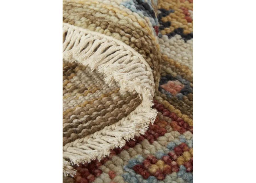 Carrington 6805F Ivory/Red/Blue 2' x 3' Rug